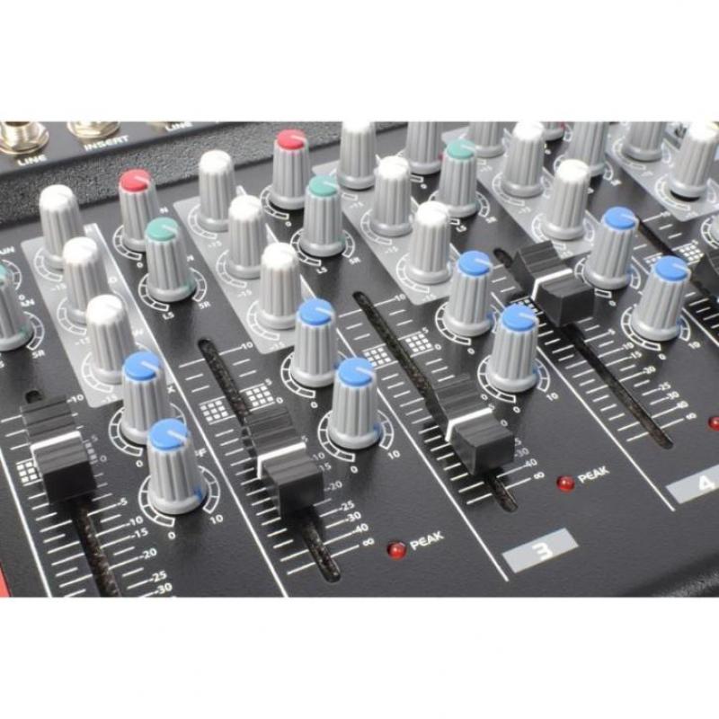 Power Dynamics PDM-L605 Muziek Mixer 6-Kanaals MP3