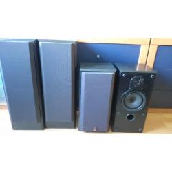 Te koop: 4 stuks B&W speakers, 2x 95 watt en 2x 65 watt