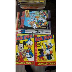Donald Ducks stripboeken en xxl pocket