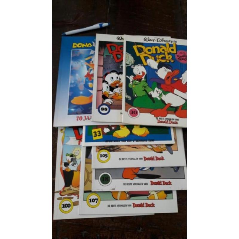 Donald Ducks stripboeken en xxl pocket