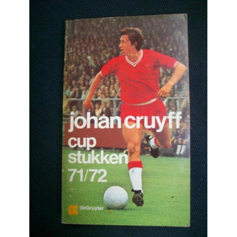 Johan cruijff cup stukken 71/72/de gruyter nette pocket met