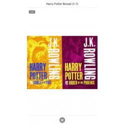 Harry Potter boxset 1-7 Engels