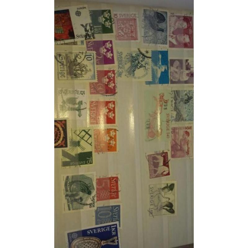 postzegels diverse landen wereldwijd