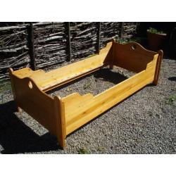 1 persoons bed Grenen 200x90
