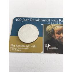 Het Rembrandt vijfje coincard