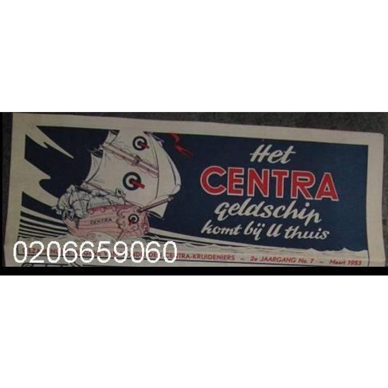 gezocht folder het Centra geldschip komt bij u thuis 1952