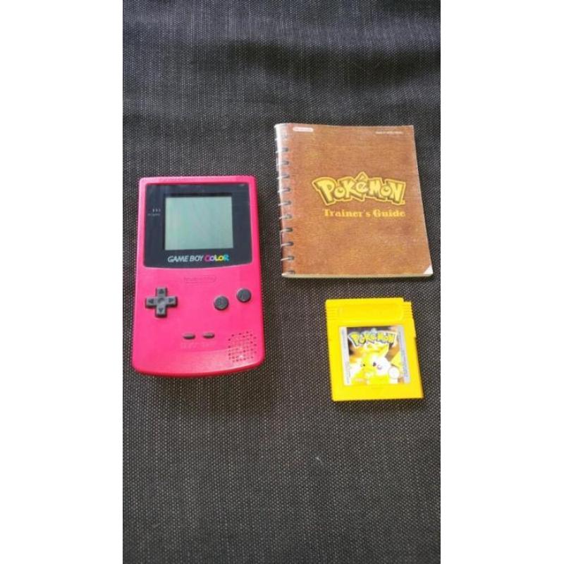 gameboy color met pokemon yellow spel