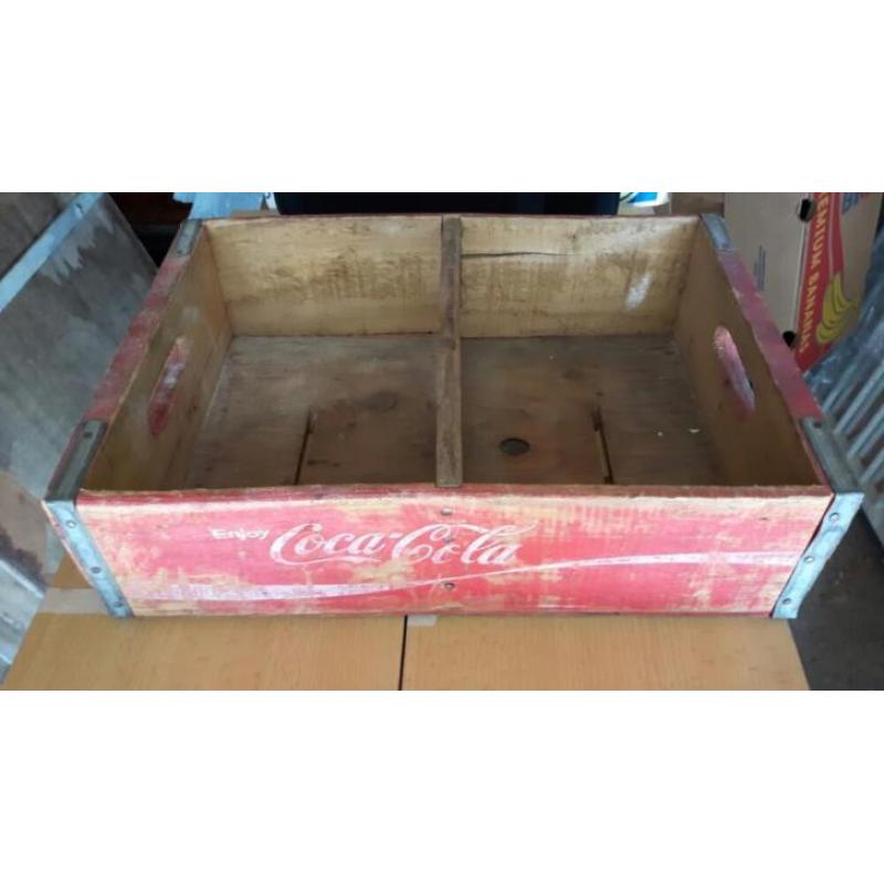 te koop Coca-Cola kist hout