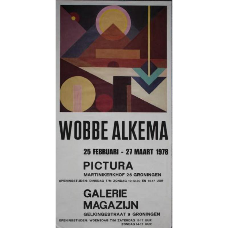 Wobbe Alkema. Groninger Ploeg, 2 affiches uit 1978
