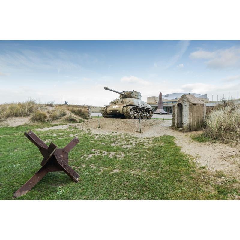 WWII full day tour with cider tasting and transfer from Paris