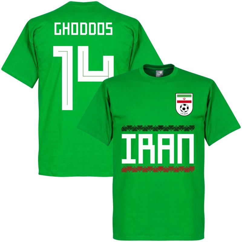 Iran Ghoddos 15 Team T-Shirt - Groen - M
