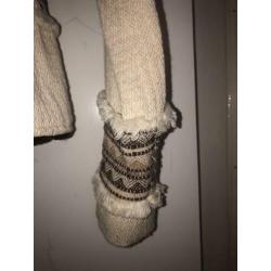 Aaiko jasje crème en bruin S / 36