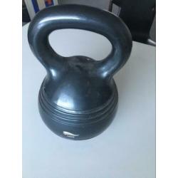KettleBell 10kg, kunststof omhulsel