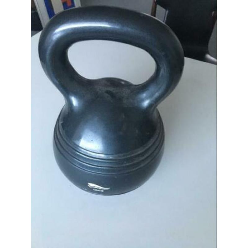 KettleBell 10kg, kunststof omhulsel