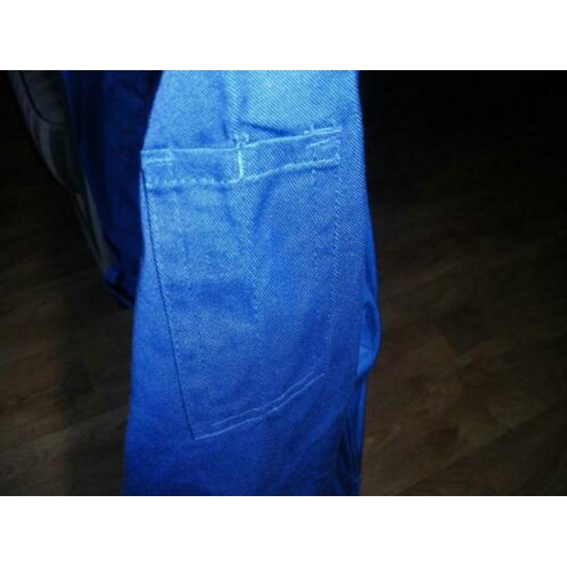NIEUW,cobalt blauwe heren (werk) jack maat L