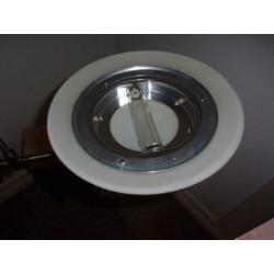 Halogeen hanglamp , 2 schotels , met dimmer