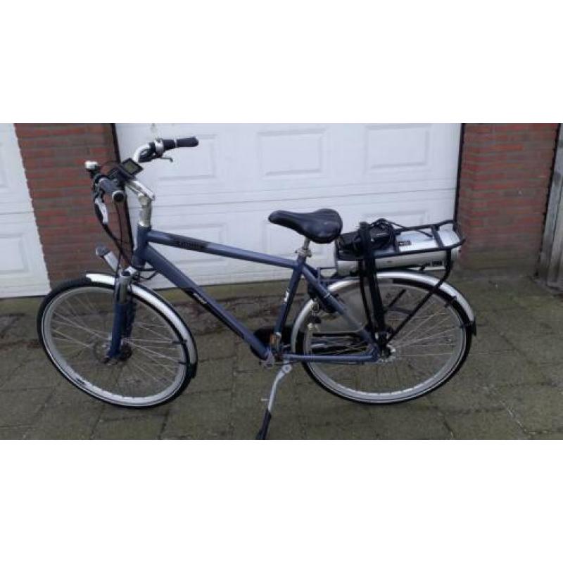 Elektrische Heren fiets amslod in nieuw staat