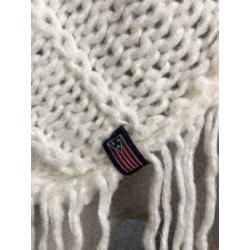 786 Nielsson beige poncho vest vestje trui Maat S/M=36/38/40