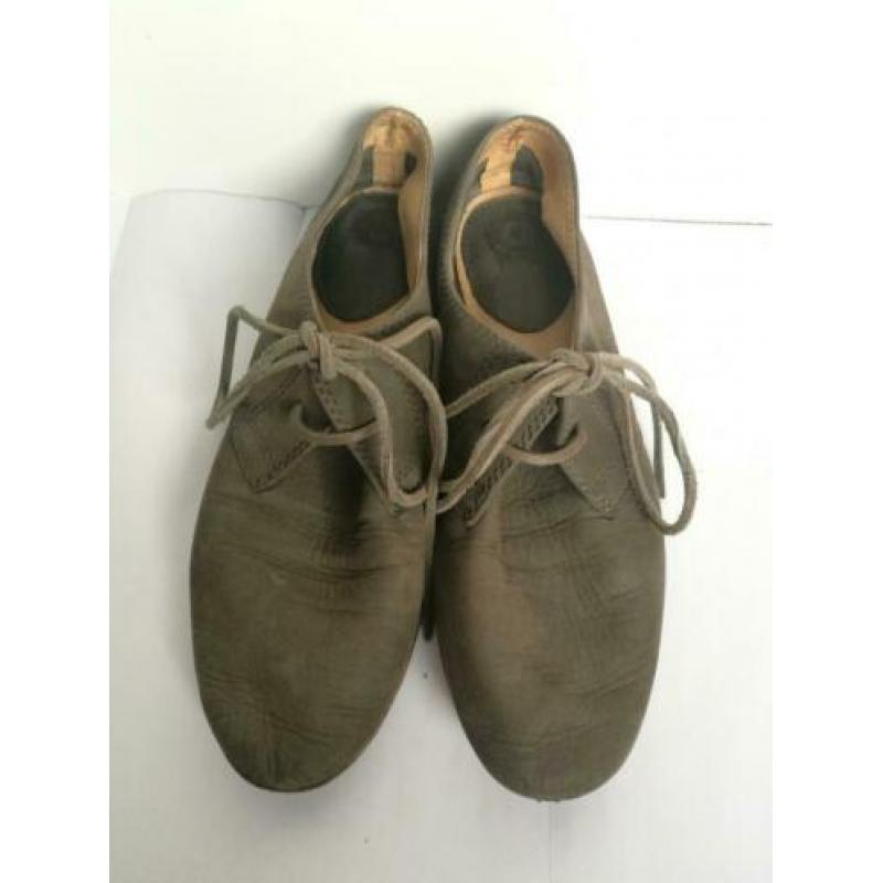 Frye veter schoenen loafers flatjes Grijs 8M 38