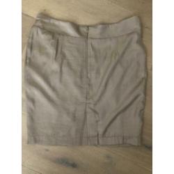 Satijnen rok beige M/L