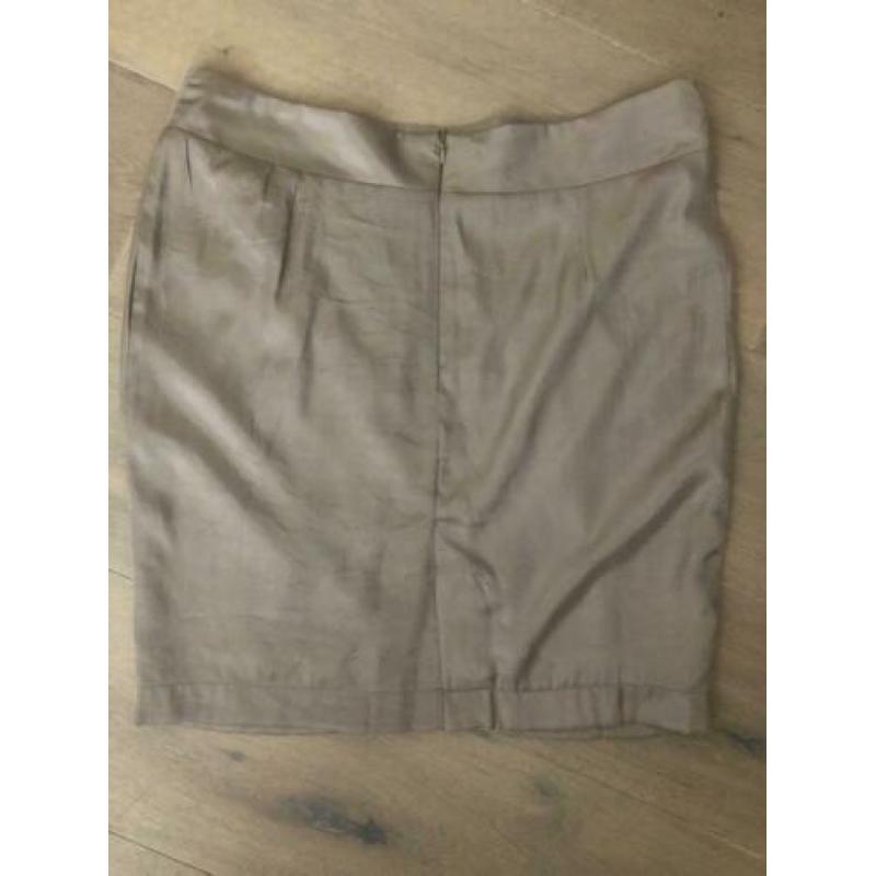 Satijnen rok beige M/L
