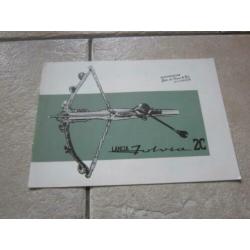 Lancia Fulvia 2C brochure folder 1965