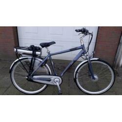 Elektrische Heren fiets amslod in nieuw staat