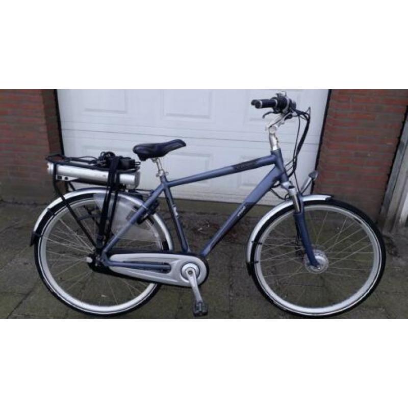 Elektrische Heren fiets amslod in nieuw staat