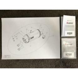 Akrapovic uitlaat demper Suzuki V-Strom Vstrom 1000 14-16