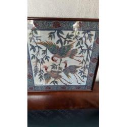 Ingelijste batik
