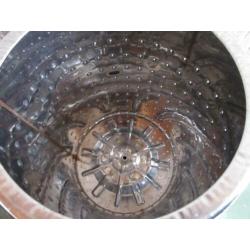 Vintage centrifuge trommel leuk om lamp van te maken