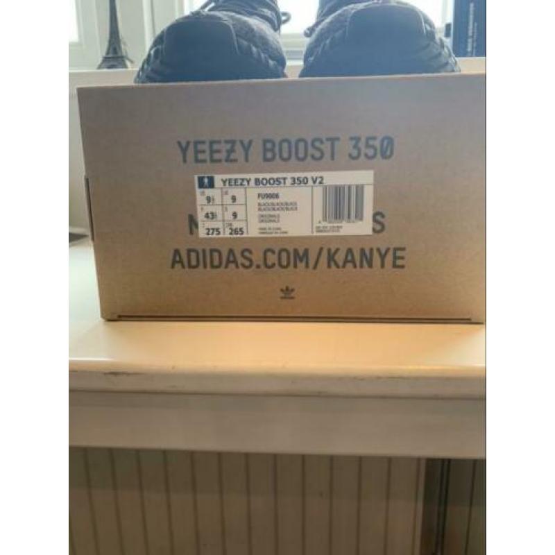 Yeezy boost 350 v2 black maat 43 1/3
