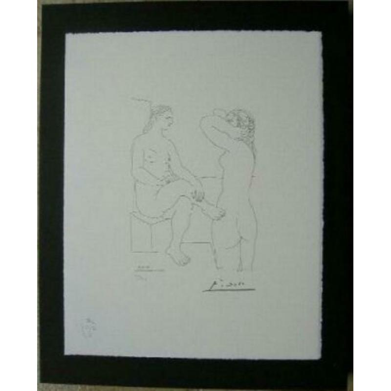 Picasso Lithografie "Suite Vollard Nr LXXX" SPADEM Ges Gel