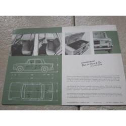 Lancia Fulvia 2C brochure folder 1965