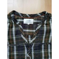Donker groene Bien Bleu blouse maat L