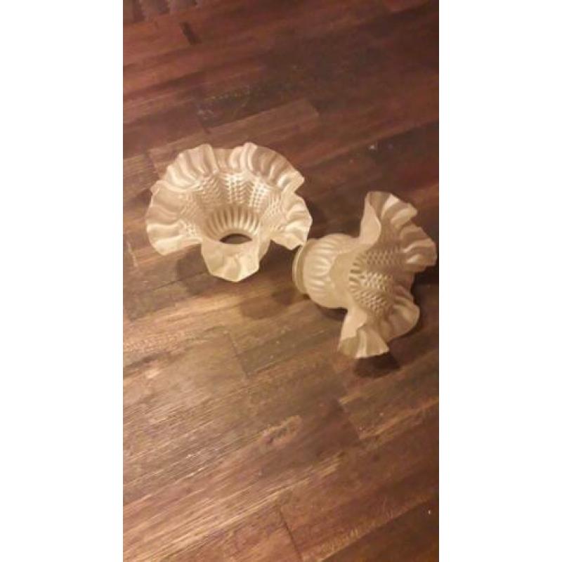 Glazen lampenkapjes