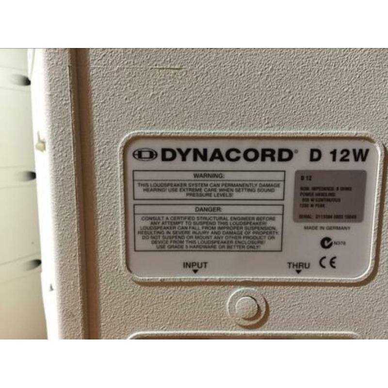 Dynacord D12 speakers