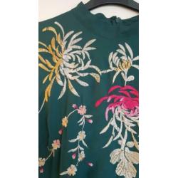 Donker groene ASOS jurk maat 46