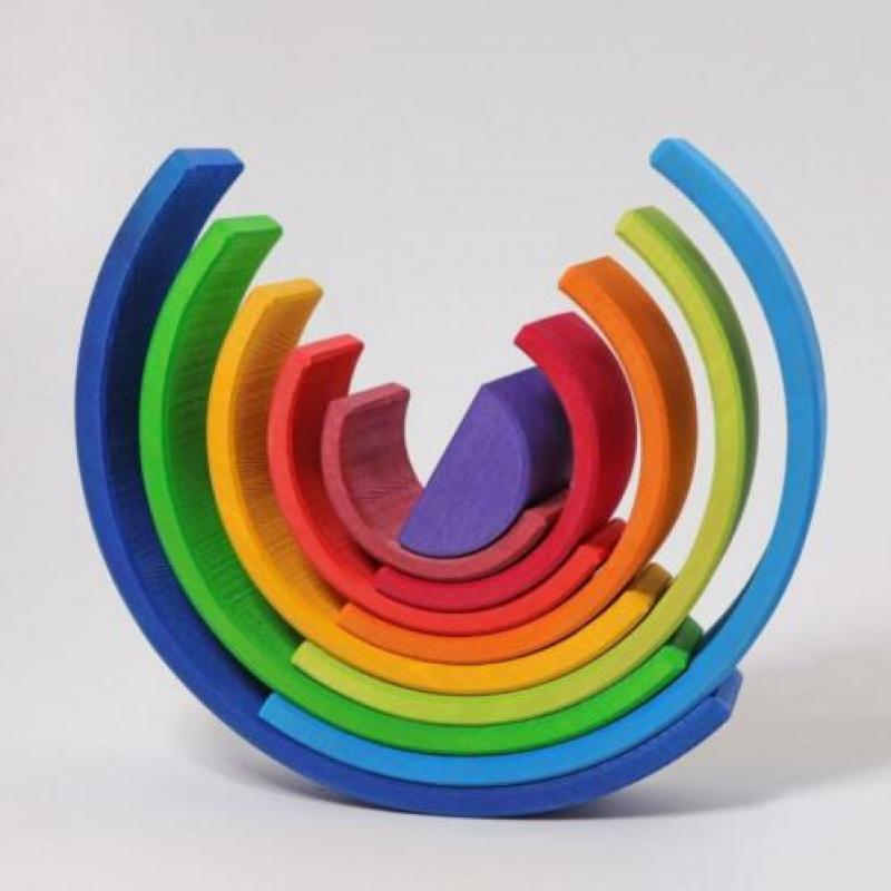Grimms houten regenboog zonsondergang - grimms 10705