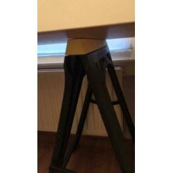 Stevige schragen en dik blad 1.50 breedte