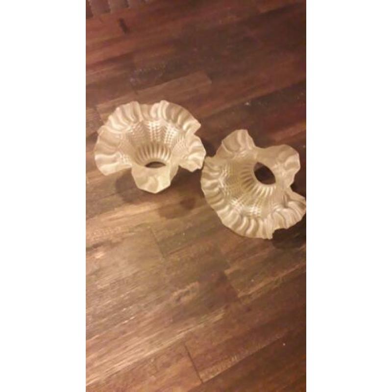 Glazen lampenkapjes