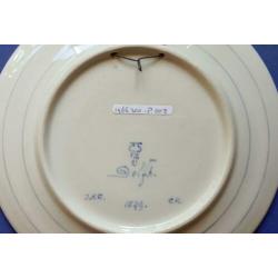 Porceleyne Fles 1966 Kerstmis Stadspoort Medemblik 18cm (2)