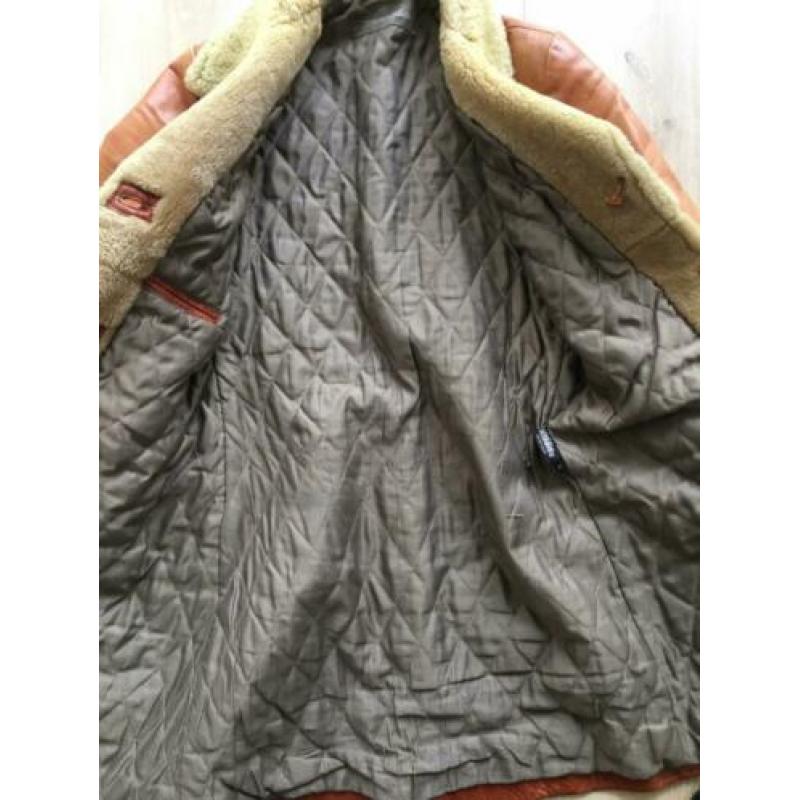 Vintage! Leren jas transmission L