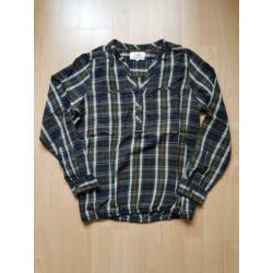 Donker groene Bien Bleu blouse maat L