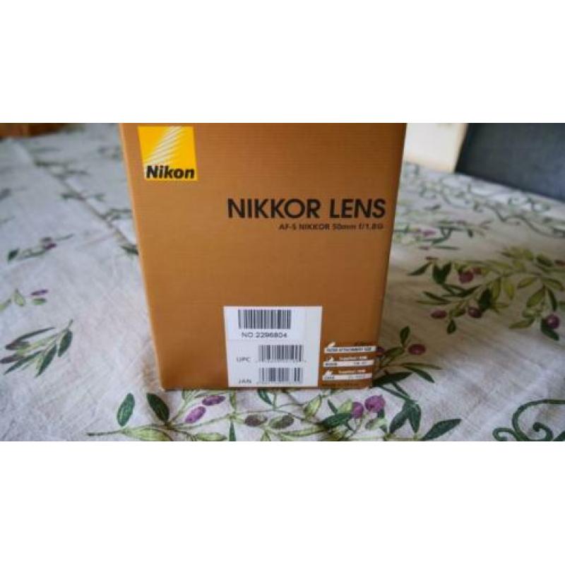 Nikon lens AF-S Nikkor 50mm 1.8 G