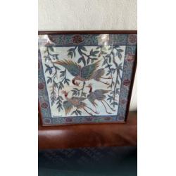 Ingelijste batik