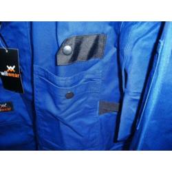 NIEUW,cobalt blauwe heren (werk) jack maat L