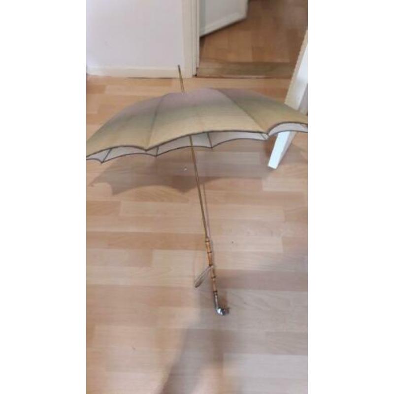 antieke paraplu ( uit jaren 30 ) met hoes te koop