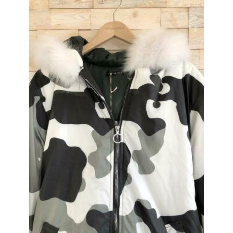 Pinka winterjas camouflage, maat 36/38/40 - wyp