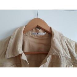 Tommy Hilfiger beige spijkerjasje maat 8